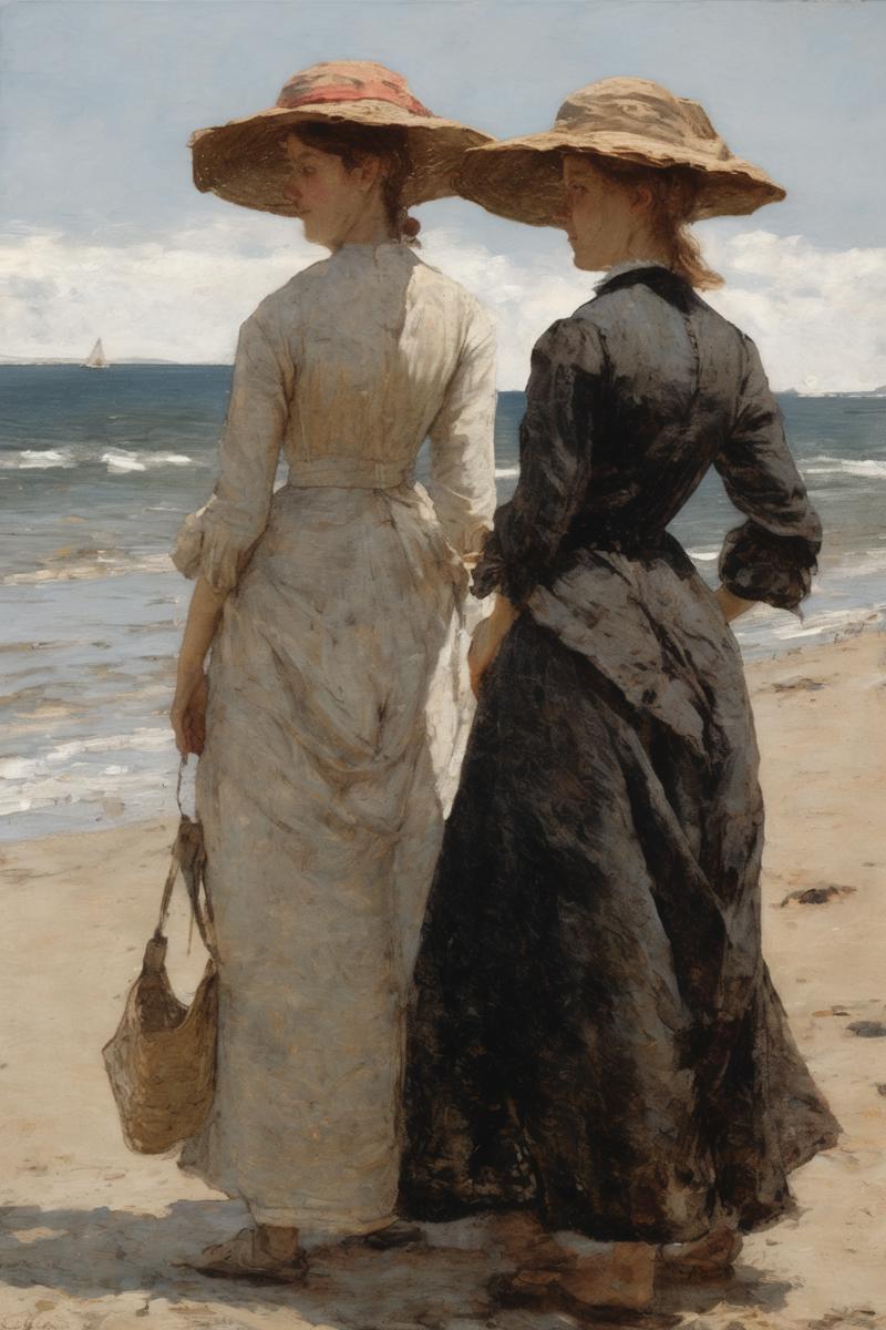 00597-2260618180-Jules Bastien-Lepage Style - Winslow Homer style, two women at the beach closeup high resolution hyperdetailed 32k.png